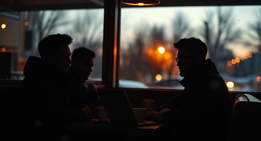Team meeting at Tim Hortons